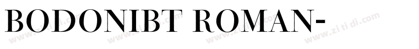 BodoniBT Roman字体转换